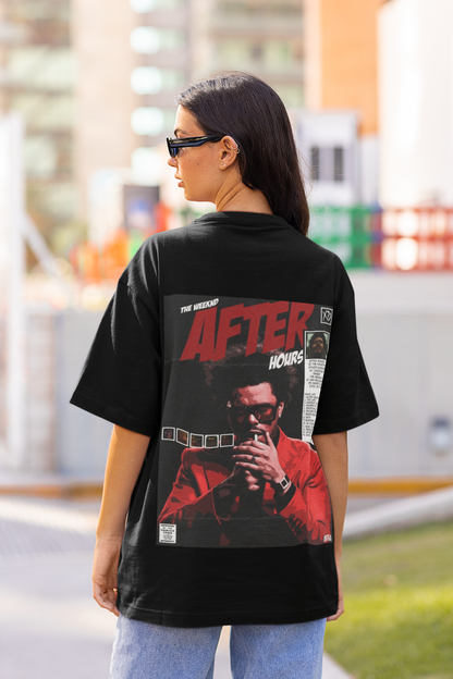 After Hours Black Unisex Oversized Tshirt