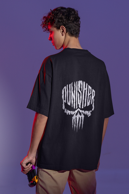 Marvel Punisher Oversized Fit Tshirt