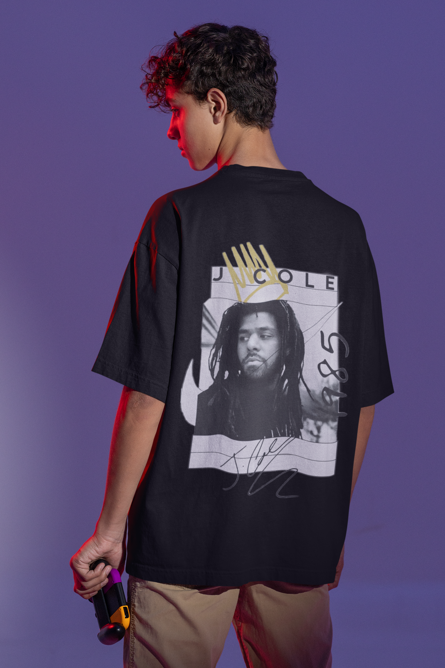 J Cole Oversized Fit Tee