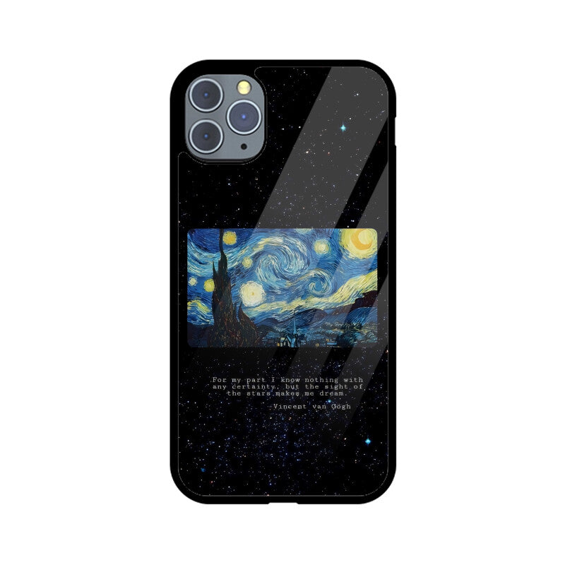 Sparkling Stars iPhone Glass Cover