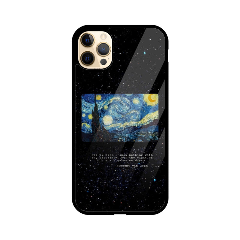Sparkling Stars iPhone Glass Cover