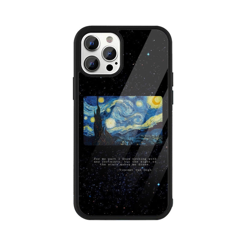 Sparkling Stars iPhone Glass Cover