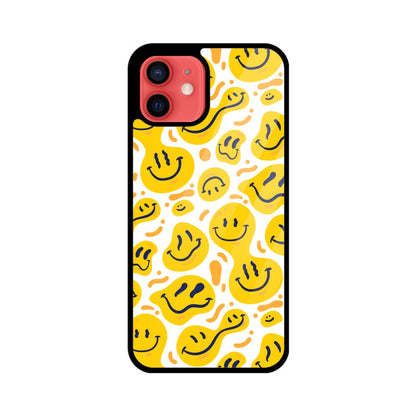 Melting Smiles Yellow Glass Cover