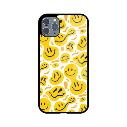 Melting Smiles Yellow Glass Cover