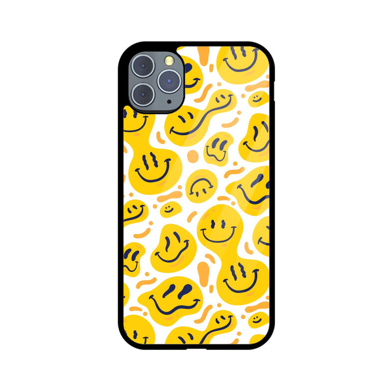 Melting Smiles Yellow Glass Cover