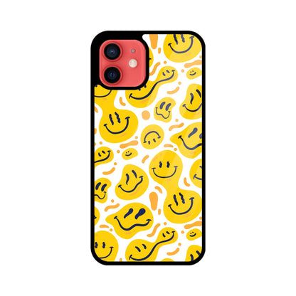 Melting Smiles Yellow Glass Cover