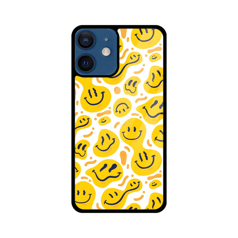 Melting Smiles Yellow Glass Cover