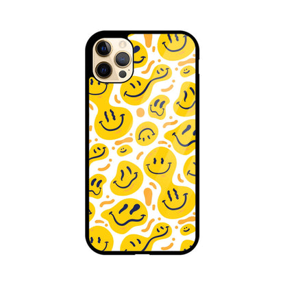 Melting Smiles Yellow Glass Cover