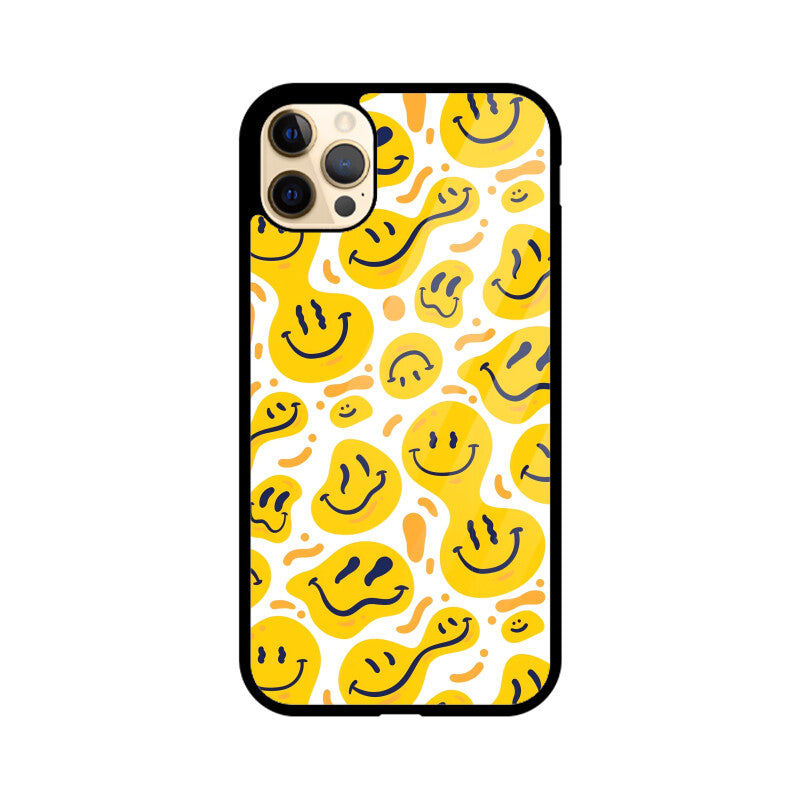 Melting Smiles Yellow Glass Cover