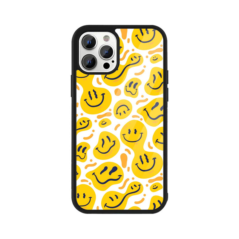 Melting Smiles Yellow Glass Cover