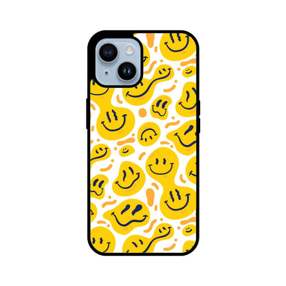 Melting Smiles Yellow Glass Cover