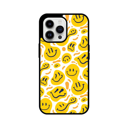 Melting Smiles Yellow Glass Cover