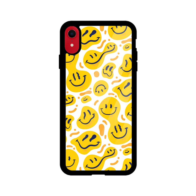 Melting Smiles Yellow Glass Cover
