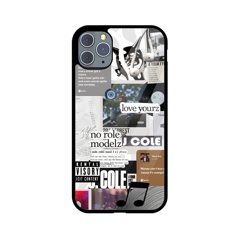 J Cole Glass Cover