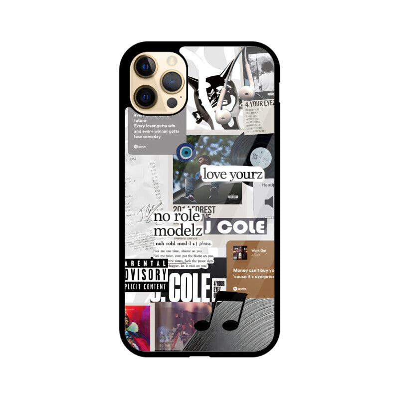 J Cole Glass Cover