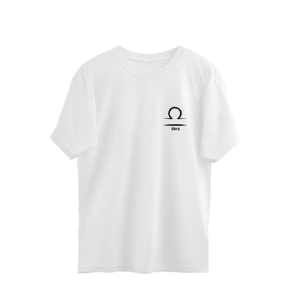 Libra Zodiac Oversized Fit Tee