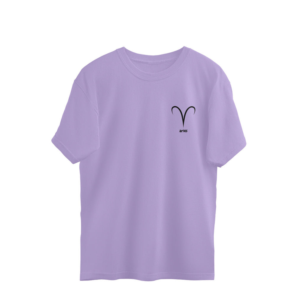 Aries Zodiac Oversized Fit Tee
