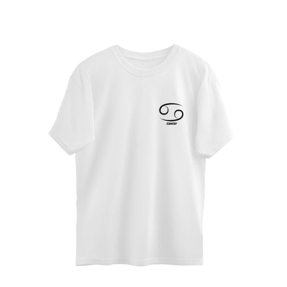 Cancer Zodiac Oversized Fit Tee