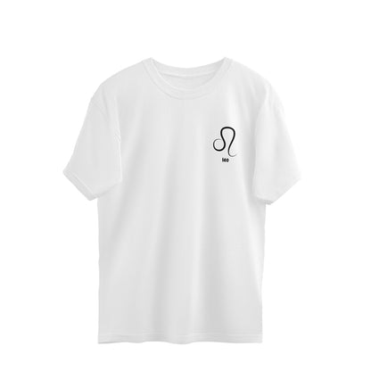 Leo Zodiac Oversized Fit Tee