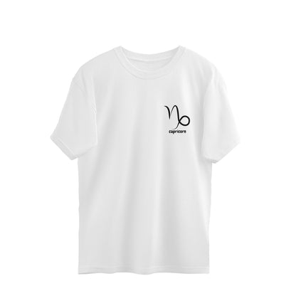 Capricorn Zodiac Oversized Fit Tee