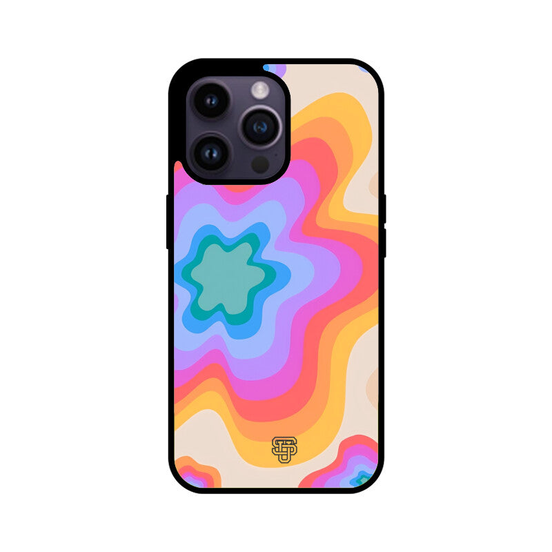Floral Design iPhone Glass Cover