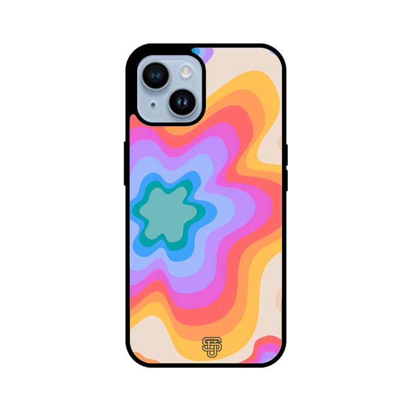 Floral Design iPhone Glass Cover
