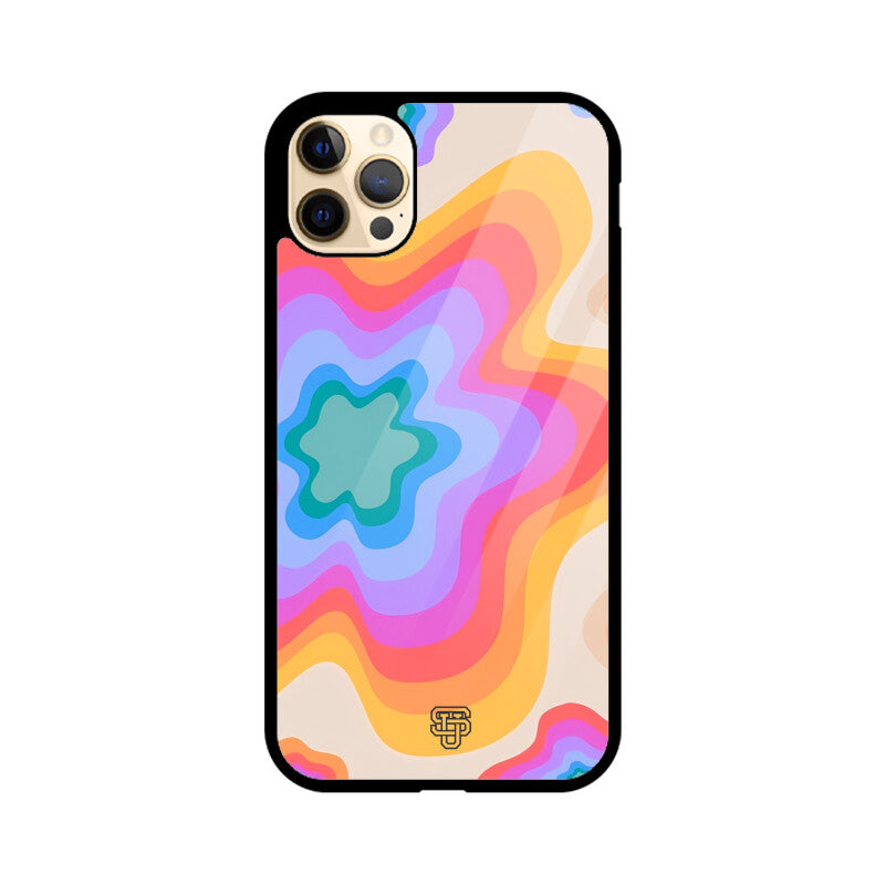 Floral Design iPhone Glass Cover