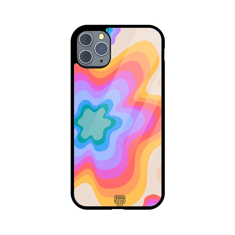 Floral Design iPhone Glass Cover