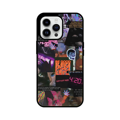 Aesthetic Collage iPhone Glass Cover