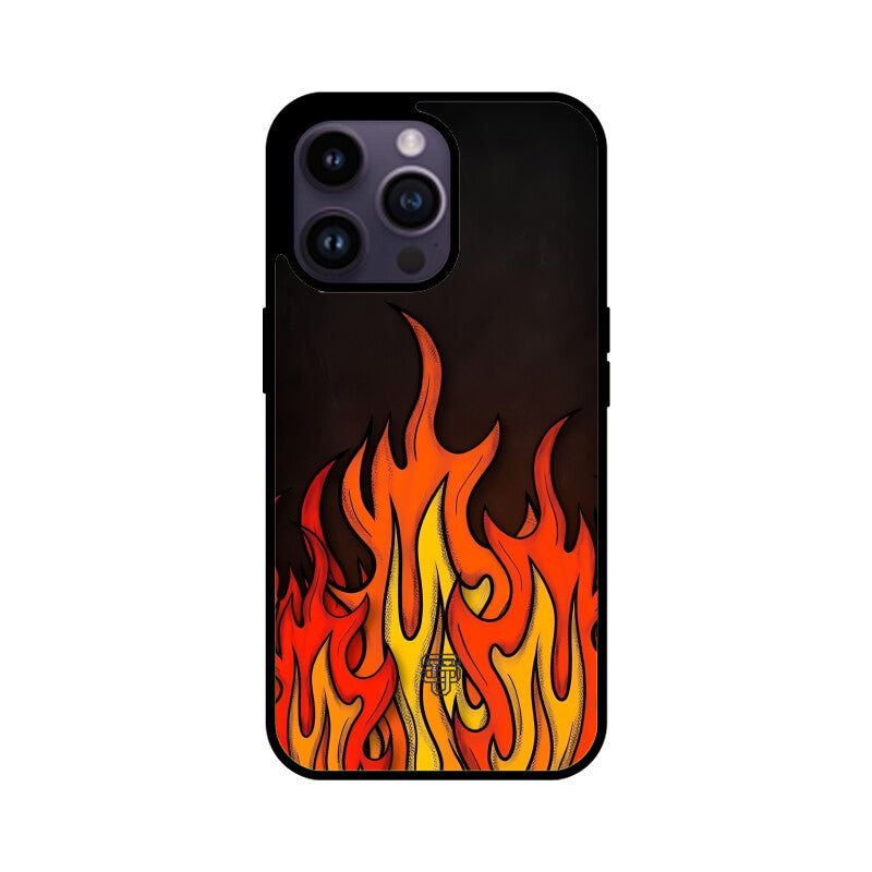 Flames iPhone Glass Cover