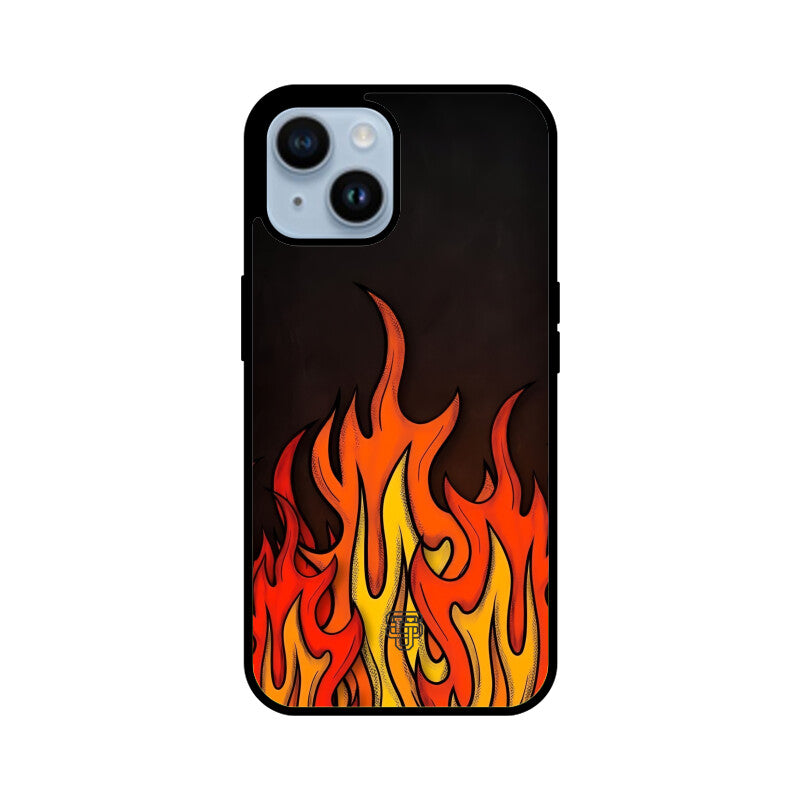 Flames iPhone Glass Cover
