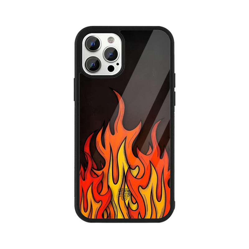 Flames iPhone Glass Cover