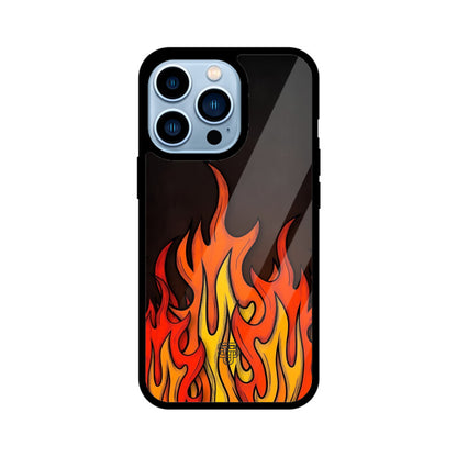 Flames iPhone Glass Cover