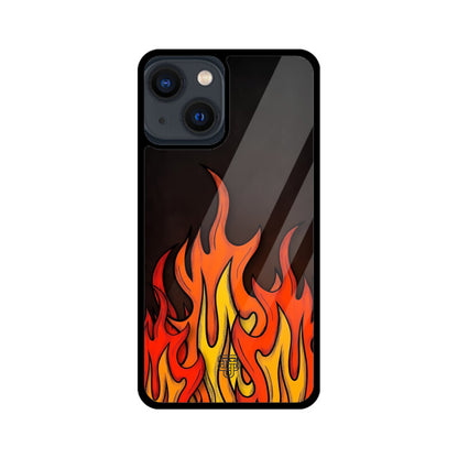 Flames iPhone Glass Cover