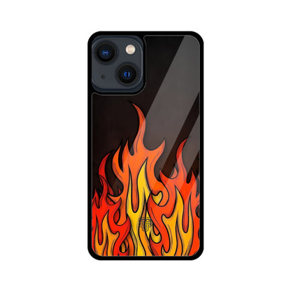 Flames iPhone Glass Cover