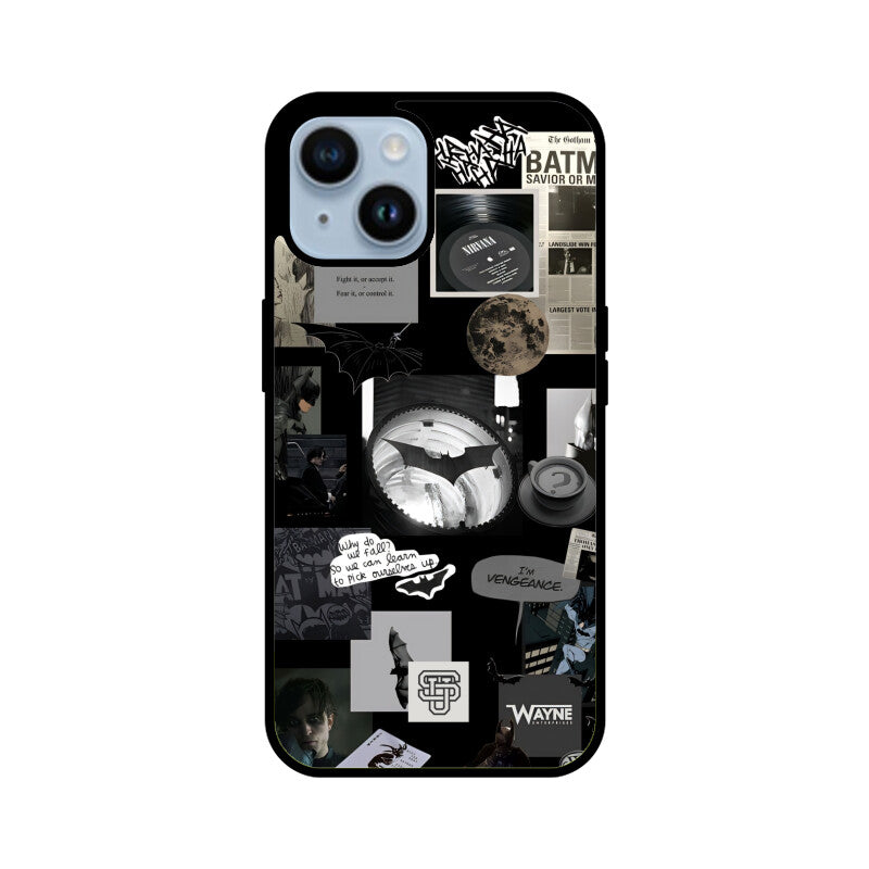 Batman Collage iPhone Glass Cover