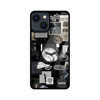 Batman Collage iPhone Glass Cover