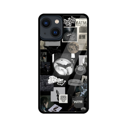 Batman Collage iPhone Glass Cover