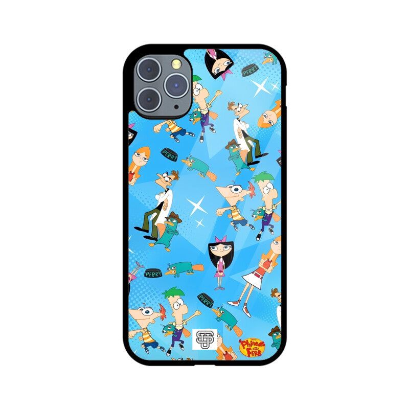 Phineas & Ferb iPhone Glass Cover