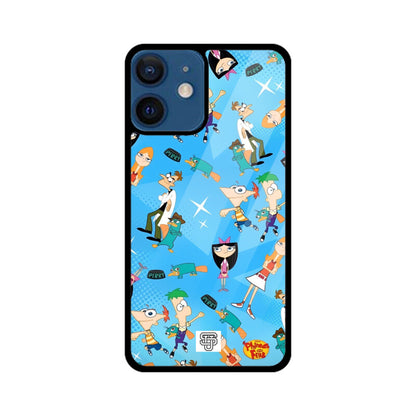 Phineas & Ferb iPhone Glass Cover