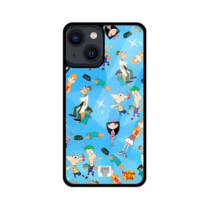 Phineas & Ferb iPhone Glass Cover