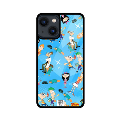 Phineas & Ferb iPhone Glass Cover