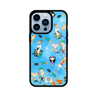 Phineas & Ferb iPhone Glass Cover