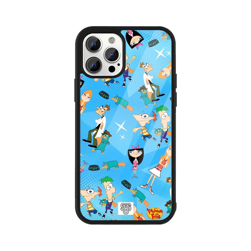 Phineas & Ferb iPhone Glass Cover