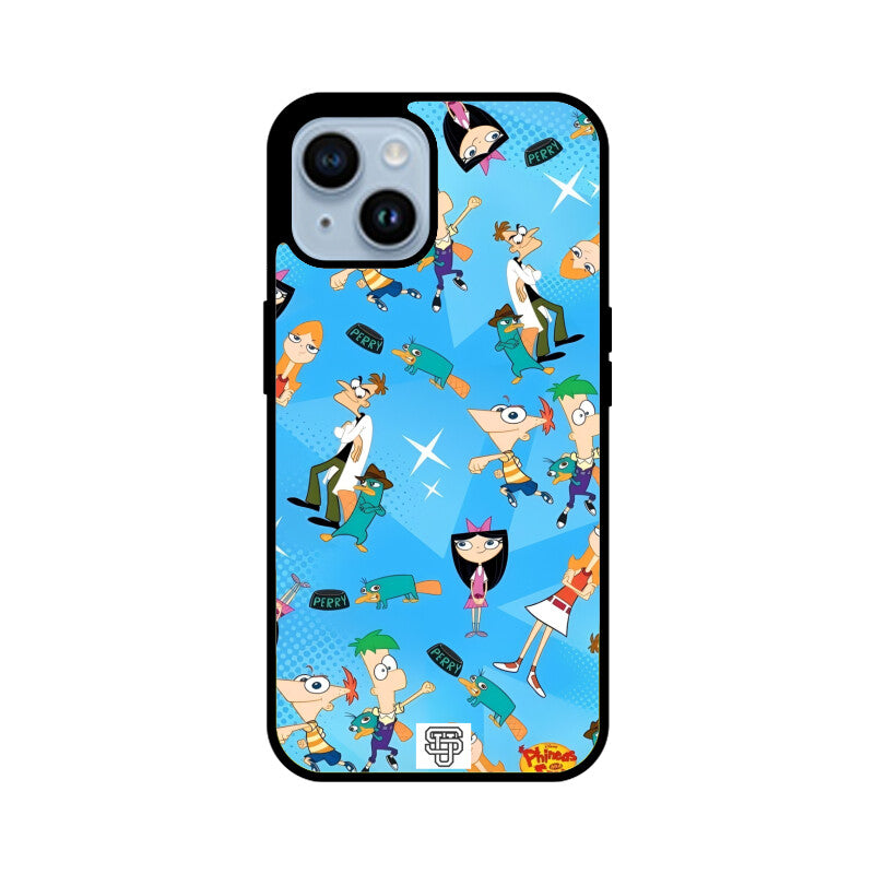 Phineas & Ferb iPhone Glass Cover