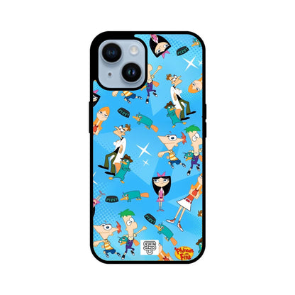 Phineas & Ferb iPhone Glass Cover