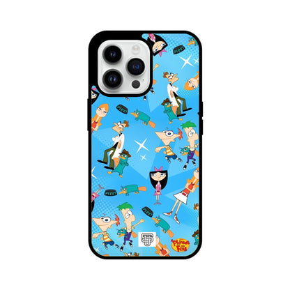 Phineas & Ferb iPhone Glass Cover