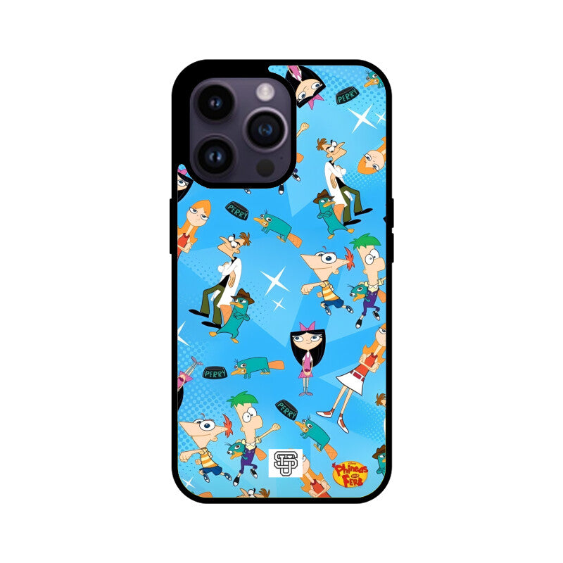 Phineas & Ferb iPhone Glass Cover