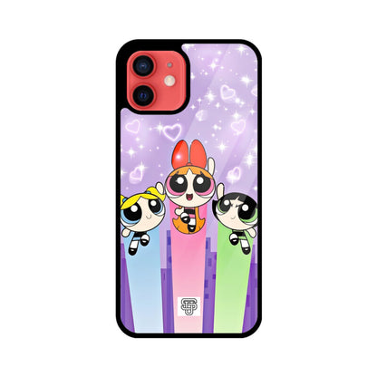 Power Puff Girls iPhone Glass Cover