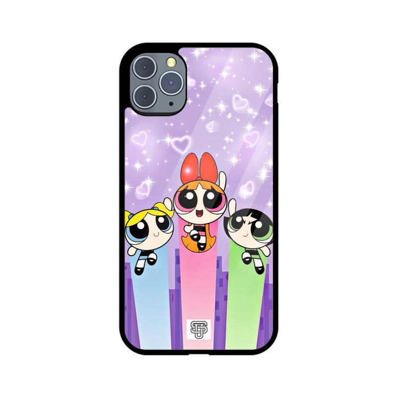 Power Puff Girls iPhone Glass Cover